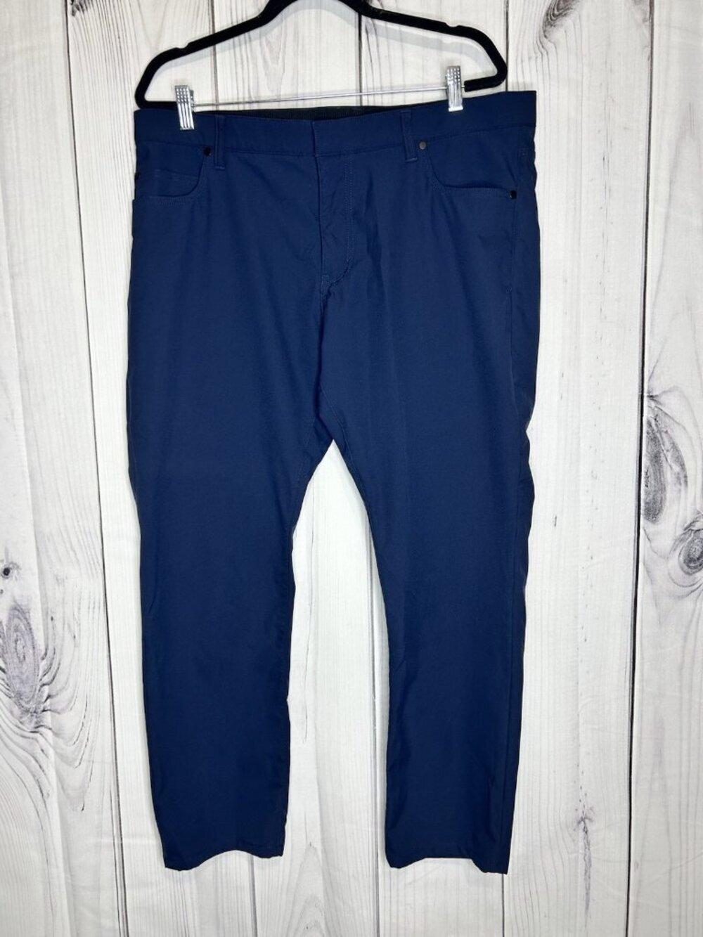 Nike Pants Mens 38x30 Blue Dri-FIT UV Chino Slim Fit Golf 5-Pocket DA3064-451